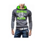 Bestgift Kapüşonlu Yuvarlak Yaka Erkek Sweatshirt