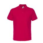Bestgift Polo Koyu Kırmızı Kısa Kollu Erkek Gömlek