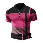 Bestgift Polo Pinguin Gri Kısa Kollu Erkek T-shirt
