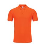 Bestgift Polo Turuncu Kısa Kollu Erkek Gömlek