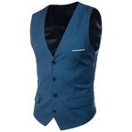 Bestgift Reglan Koyu Mavi Kollu Erkek Kazak