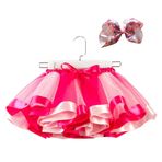 Bestgift RT080 Astarlı Yay Tütü Balık Pullu Kız Çocuk Etek