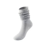 Bestgift Slouch Gri Çorap