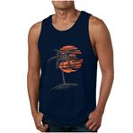 Bestgift Tank Top Siyah Üst Kolsuz Erkek Atlet
