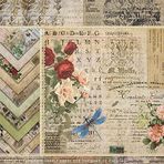 Bestgift Vintage koleksiyon defteri kağıdı, 6 × 6 inç tek taraflı kartpostal kahverengi desenli klasik Origami ambalaj kartı kendin yap fotoğraf albümü çerçevesi arka plan için dekoratif koleksiyon tatil - 24 yaprak