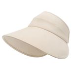 Bestgift Visor Haki 3 UV Vinil Kadın Şapka