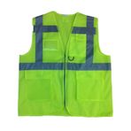 Bestguard Reflektörlü Mühendis Yeleği Cepli kirmizi