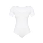 Bestin Kadın Beyaz Kısa Kollu Alttan Çıtçıtlı Body/Bady, XL, DP1926MI-869SC00183390