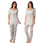 Bestin Kadın Pembe Hamile Pijama Takımı, L, DS8042EF-869804IGP27387