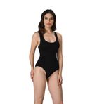 Bestin Kadın Siyah Dikişsiz Iz Yapmaz Kalın Askılı Korsajlı Çıtçıtlı Body, L/XL, D1905MF-89D0018317852