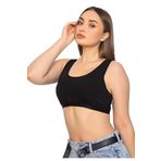 Bestin Kadın Siyah Pamuklu Pedsiz, Dolgusuz Büstiyer Sütyen, 75B, CP304LX-89C0018322160