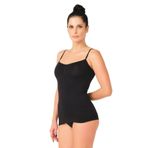 Bestin Kadın Siyah Seamless Dikişsiz Ip Askılı Toparlayıcı Atlet, S, C5011MI-869SC00183571