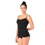 Bestin Kadın Siyah Seamless Dikişsiz Ip Askılı Toparlayıcı Atlet, XL, D5011MI-89D0018317957