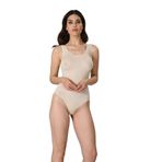 Bestin Kadın Ten Rengi Dikişsiz Iz Yapmaz Kalın Askılı Korsajlı Çıtçıtlı Body, L/XL, D1905MF-89D0018317844