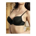 Bestin Siyah Kadın Desteksiz Balenli Yumuşak Kaplı Sütyen, 85B, CP198NT-89D0018321985
