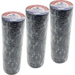 Bestka Izole Elektrik Bandı Siyah 0.13MM x 18MM x 3 Yds 3 Paket 30 Adet