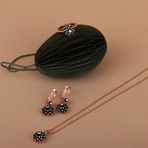 Bestmysilver Kadın Gümüş Çiçek Elmas Montür Set