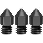 Bestnify 3 Çok Sertleştirilmiş 3D Yazıcı Nozulları Kırmızı Ender 3/CR-10/CR-10S Pro/tevo 0.2mm (Yurt Dışından)