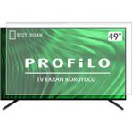 Bestoclass 9856472159651 Profilo 49 İnç 124 Ekran Uyumlu TV Ekran Koruyucu