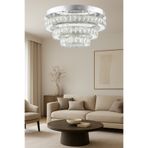 bestof tasarım Liora Kristal Taşlı Gold Avize Salon - Hol - Yatak Odası