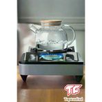 Bestofhome 900 ml Bambu Kapaklı Isıya Dayanıklı Cam Bitki Çayı Demliği Cam Sürahi Cam çaydanlık 600 ml.