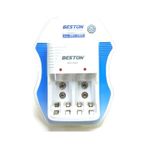 Beston Bst-C802 Universal 4'lü Pil Şarj Aleti Kalem-Ince-9 V