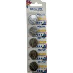 Beston CR2450 5'li 3V Lityum Para Pil - Akıllı Ev Sensörü ve Kumanda Pili