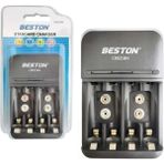 Beston Pil Hızlı Şarj Aleti Saat/kumanda/oyuncak Pili Üçlü 9V/AA/AAA Ni-Mh Ni-Cd Li-Ion BST-C8021BN