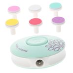 BESTonZON 1 Takım Elektrikli Tırnak Öğütücü nail clipper Manikür aleti evcil hayvan tırnak makası tırnak bakım seti tırnak dosyaları taşlama pedleri ile tırnak makası tırnak kesici