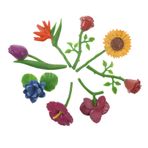 BESTonZON 1 Takım mini yapay bitkiler dekoratif objeler aksesuar dekoratif Mini çiçek süsleme sahne modeli Minyatürler oyuncak ev heykel peyzaj çiçek dekorasyonu kum masa dekorasyonu pvc