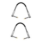 BESTonZON 2 Elektro Gitar Kablosu Gitar Pedalı Yama Kabloları Gitar Pedalı Kablosu Pedal Yama Kabloları Pedal Kurulu Kabloları Gitar Pedalı Kabloları Gitar Yama Kablosu Pvc Black