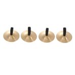 BESTonZON 2 Orff bakır ziller bebek aletleri çocuklar için ziller parmak müzik aleti çocuk oyuncak Çocuk vurmalı çalgılar çocuklar ziller enstrüman oryantal dans için ziller Golden