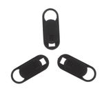 BESTonZON 3 Parça Mercek Gizlilik Kapağı telefon çıkartmaları kamera kapağı siyah fotoğraf makinesi birinci sınıf web kamerası kapakları kamera koruyucuları lens başlığı karın kası