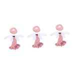 BESTonZON 3 Takım oyuncak bebek giysileri bebek prenses kostüm bebek elbisesi sevimli bebek kıyafetleri elbiseler narin bebek elbise narin bebek etek Giyim süslemek çocuk bez pembe