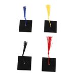 BESTonZON 4 Adet Dr Doll Şapka Dekorasyon Şapkaları Mini Şapkalar Kozmetik Saklama Kutuları Çift Katmanlı Başlıklar Sehpa Seti Şapka Klipsi Aksesuarları Bebek Evi Figürü Ekipmanları