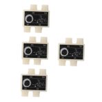 BESTonZON 4 Adet ukulele akort flüt tuner pitch borusu gitar perde tonları zift boru tuner gitar için boru tuneri banjo için tuner mandolin için tuner bas için tuner ukulele alıcısı plastik