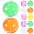 BESTonZON 50 Gumball Makinesi Kapsülleri Boş Kapsüller Plastik Kaplar Oyuncak Renkli Kapsüller Oyuncak Parti Hediyeleri Için Toplu Kapsüller (1 77 Inç)
