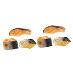 BESTonZON 6 Taklit Balık Nuggets Deniz Ürünleri Modelleri Teşhir Için Suni Et Sahte Balık Eti Gerçekçi Yiyecek Oyuncak Simülasyon Deniz Ürünleri Modeli Masa Süslemeleri Yemek Dekoru Pvc