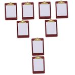 BESTonZON 8 oyuncak bebek panosu oyuncak bebek evi minyatür aksesuarları küçük not defterleri mini ataş modeller bebek kağıt panosu kağıt pano modeli karton okul malzemeleri reçine
