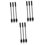 BESTonZON 9 Adet tip c - 3,5 mm ses aux jak adaptörü USB c - 3,5 mm ses adaptörü USB adaptörü kulaklıklar c tipi - 3,5 mm adaptör kulaklık jakına c yazın sedefli makyaj yapmak