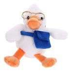 BESTonZON çanta asılı kolye Herkes özellikle hayvanseverler bunu sevecek Anahtarlık peluş oyuncak sürünen yengeç bebek peluş hayvan süsü ayı ağırlıklı doldurulmuş hayvanlar doldurulmuş kolye
