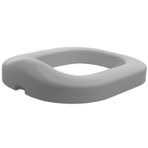 BESTonZON Çocuk Klozet Kapağı Klozet Kapakları Klozet Minderi Kalın Klozet Kapağı Taşınabilir Tuvalet Koltuk Minderi Portatif Klozet Kapağı Tuvalet Kapağı Yastığı Light Grey Pu
