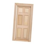 BESTonZON Dollhouse Mini Kapı Mobilya Kapı Ahşap Mini Kapı Ahşap Mobilya Kapı Villa Kapısı Minyatür Kapı Kapı Mini Villa Kapısı Ahşap Mini Kapı DIY Mini Kapı