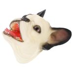 BESTonZON Kukla Parti Dekorları Kukla Oyuncak Parti Hediyeleri Hikaye Anlatma Oyuncakları Vinil Köpek Kuklaları El Oyuncak Sahne Köpek Kafası Kuklaları Köpek Kafası Eldiven Oyuncak El