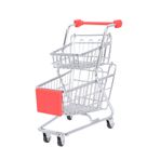 BESTonZON mini araba mini market arabası masa arabası alışveriş Sepeti yürümeye başlayan çocuklar için oyuncaklar mobilya arabası mini sepeti süsleme fotoğraf pervane yemek masası süslemek