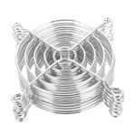 BESTonZON Soğutma Fanı için Koruyucu Ağ Izgarası 10 Adet Metal Fan Parmak Koruyucu Bilgisayar Kasası Fan Izgarası 8cm Çap