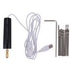 BESTonZON Usb Şarjlı Elektrikli Matkap 15 Adet Mini Kablosuz Döner Alet Ahşap Plastik Metal Projeleri İçin Çok Yönlü El Aleti