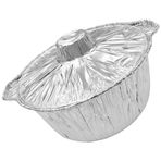BESTonZON Yuvarlak Alüminyum Folyo Tavalar Tek Kullanımlık Kalay Folyo Tavalar Gıda Saklama Kapları Hava Fritöz Pişirme Gömlekleri Pişirme Için Alüminyum Folyo Kamp Tenceresi Kavurma 5300Ml