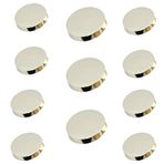 Bestowal 11 Adet Metal Düz Düğme, 8 Adet × 20 mm ve 3 Adet × 25 mm Kadın Takım Yünlü Ceket Düğme Erkek Ceket Düğmeli Gömlek Takım Elbise Pantolon Düğmesi (Gümüş)