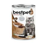 Bestpet 400 gr Parça Etli ve Ciğerli Yetişkin Kedi Konservesi